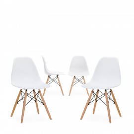 Lot de 4 Chaises James Wood New Edition