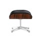 Replica fauteuil Eames Lounge Chair avec pied chromé par Charles & Ray Eames