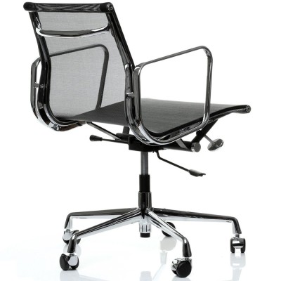 Replica Aluminum EA107 office chair by Charles & Ray Eames.