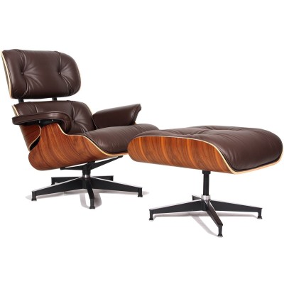 Réplique du fauteuil Eames Lounge chair original par Charles & Ray Eames