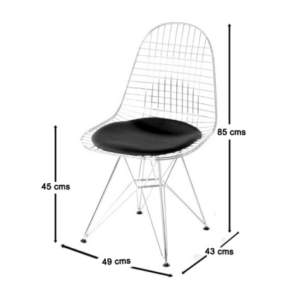 Inspiration Eames DKR chair with cushion 