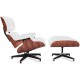 Réplique du fauteuil Eames Lounge Chair version premium en cuir aniline et bois de palissandre par Charles & Ray Eames