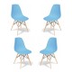 Lot de 4 Chaises James Wood New Edition