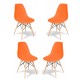 Lot de 4 Chaises James Wood New Edition