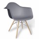 furmod Silla Eames DAW Inspirada Chrome Edition