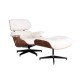 Replica Eames Lounge Chair version premium en cuir aniline et bois de noyer